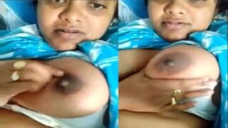 Dehati Girl Milking Big Boobs Indian